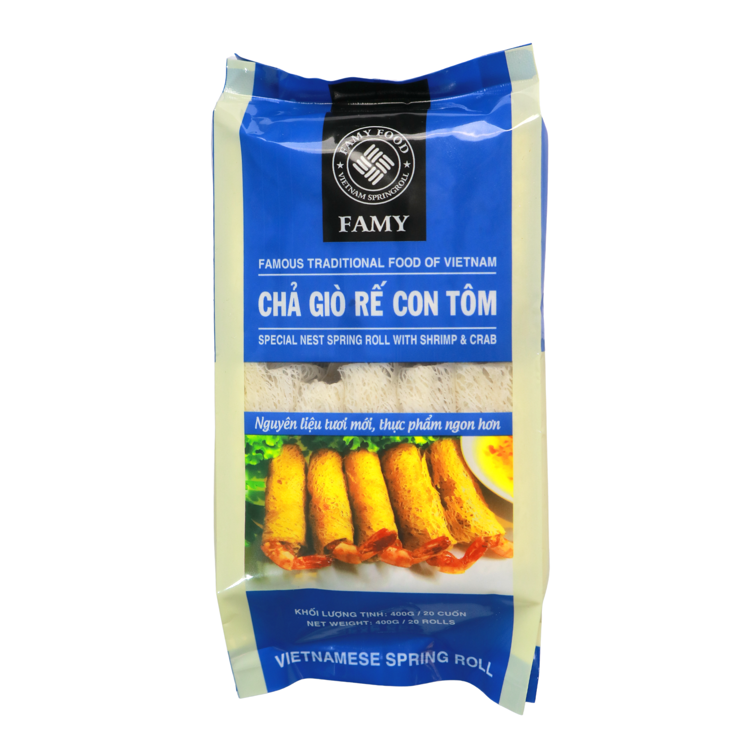 Chả giò rế con tôm